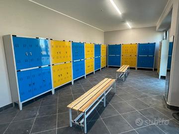 armadietti spogliatoi multivano 6 posti