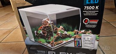 Acquario Fluvial 57 litri con luce a led