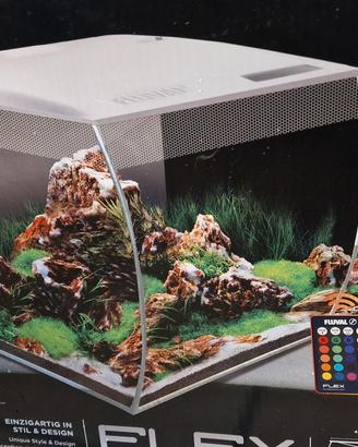 Acquario Fluvial 57 litri con luce a led