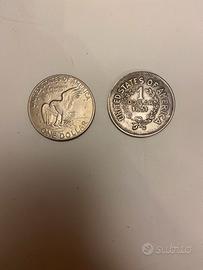 MONETE AMERICANE ONE DOLLAR USA 1851- 1972 AMERICA