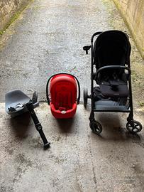 Ovetto, passeggino e base isofix cybex