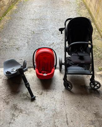 Ovetto, passeggino e base isofix cybex