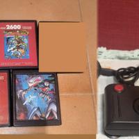 CARTUCCE E JOYSTICK PER ATARI