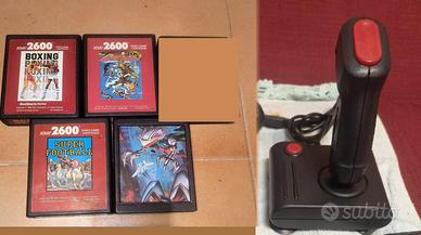 CARTUCCE E JOYSTICK PER ATARI