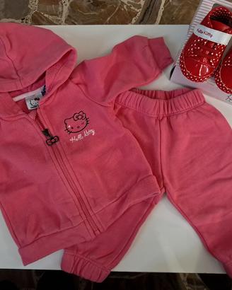 Completo Hello Kitty - Tuta + scarpine