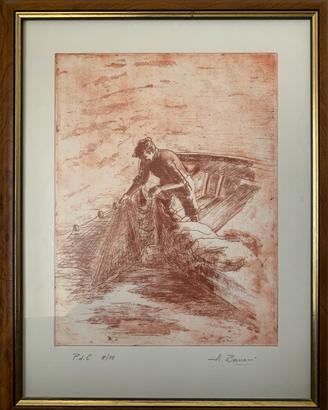 Quadro pescatore