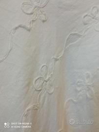 Gonna puro lino bianca tg 40 42