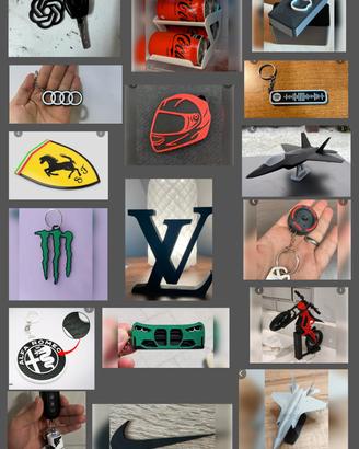 catlogo gadget stampati in 3d