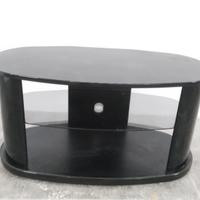 Tavolino porta TV con ruote + n.1 ripiano in vetro