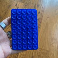 Supporto Smartphone Blu con Ventose - Nuovo