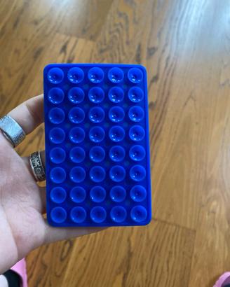 Supporto Smartphone Blu con Ventose - Nuovo