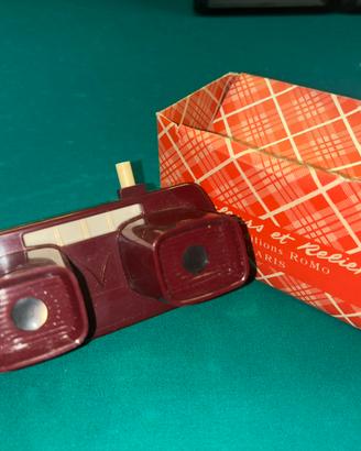 Visore stereoscopico vintage RoMo con scatola
