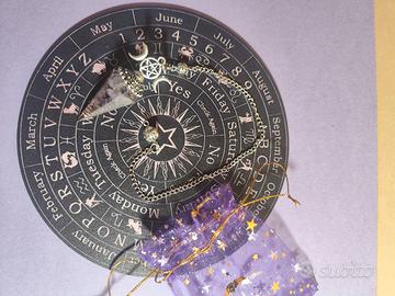 pendolo esoterico con tavola 