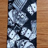 cravatta con semi delle carte