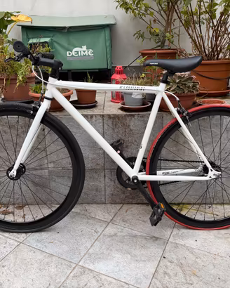 Bici scatto fisso FabricBike – Bianca, tg.49