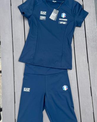 Set T-shirt pantaloncino Nazionale Italia EA7