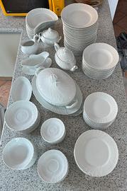 Servizio piatti  Vecchia Ginori bianco