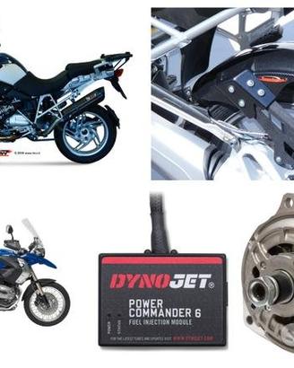 Bmw R 1200 Gs bauletto tubolari plexi dischi leve