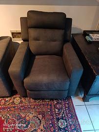 Poltrona  recliner elettrico, come nuova