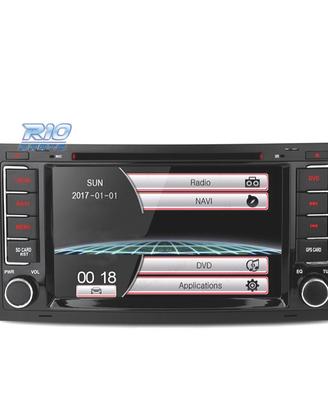 RADIO NAVIGATORE 7" PER VOLKSWAGEN VW TOUAREG T5 