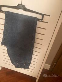 Pantaloni uomo estate colorr blu