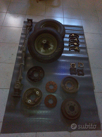 Assale post. Fiat Panda 30 e ruote carrello