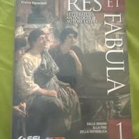 Libro scolastico Res et fabula 1