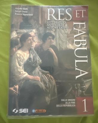 Libro scolastico Res et fabula 1
