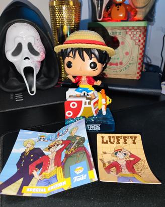 Kinder One Piece - Funko pop Luffy (Completo)