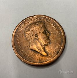 moneta 10 TORNESI del 1841