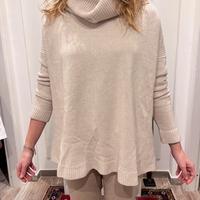 Maglione in cashmere e lana merino