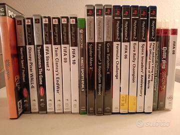 videogiochi per console PlayStation 2 (PS2) ecc.