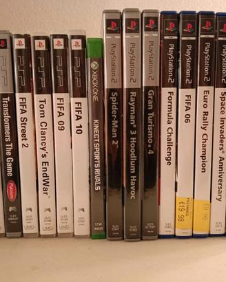 videogiochi per console PlayStation 2 (PS2) ecc.