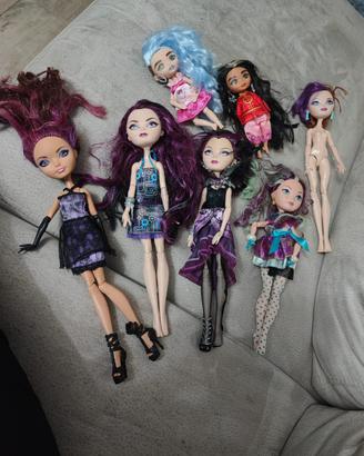 Lotto Bambole Ever After High e Mini Dolls