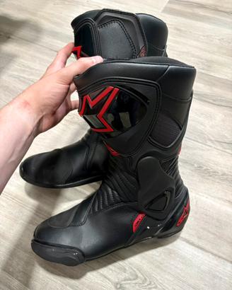 Alpinestars S-MX 6 Stivali da moto - Black Red 44