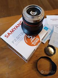 Obiettivo SAMYANG 12mm f2.0 NCS CS X Fujifilm