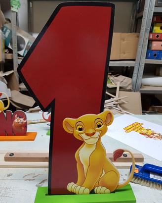 numero in legno PERSONALIZZATO