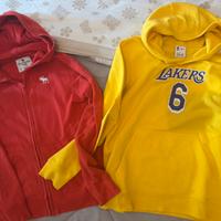 Lotto 2 felpe 13-15 anni Nike/abercrombie