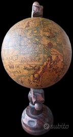 Mappamondo con cartografia medievale base in le