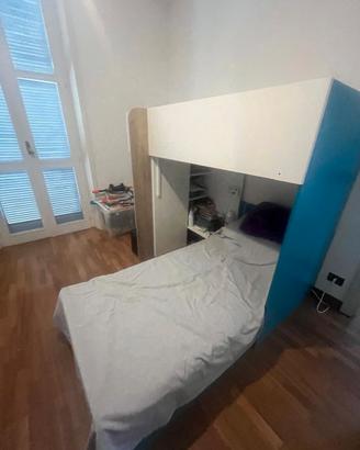 due camerette blu e rosa