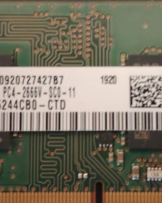 RAM DDR4  -  4 Gb