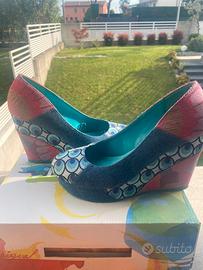 Scarpe zeppa Desigual numero 38