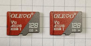 2 Schede memoria Micro SD 128 G