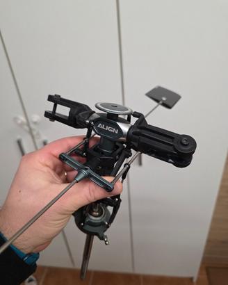 Testa elicottero flybar Trex 600 e centralina