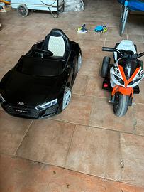 Auto e moto eletricca per bambini