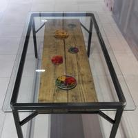 Tavolo industrial moderno 190x90 pranzo o salone