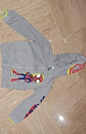 Felpa con cappuccio Spiderman Marvel - 18-24 mesi