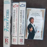 4Videocassette VHS di film di Sandro Massimini ita