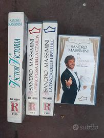 4Videocassette VHS di film di Sandro Massimini ita