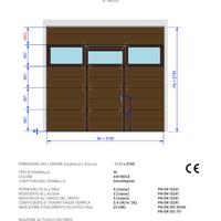Portone sezionale UniPro SSP 3,120 m x 2,700 m